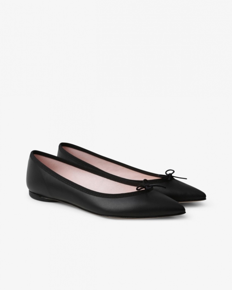 Black Repetto Brigitte Women's Ballerina | 26413TXGK