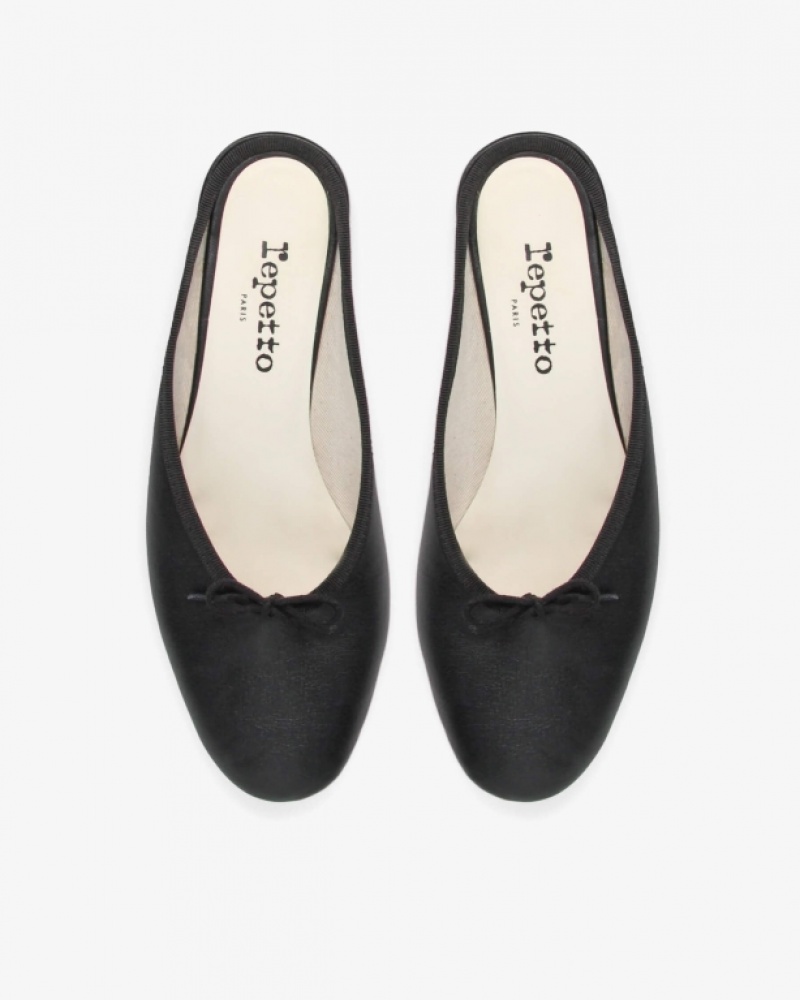 Black Repetto Camille Women's Mules | 56410PWED