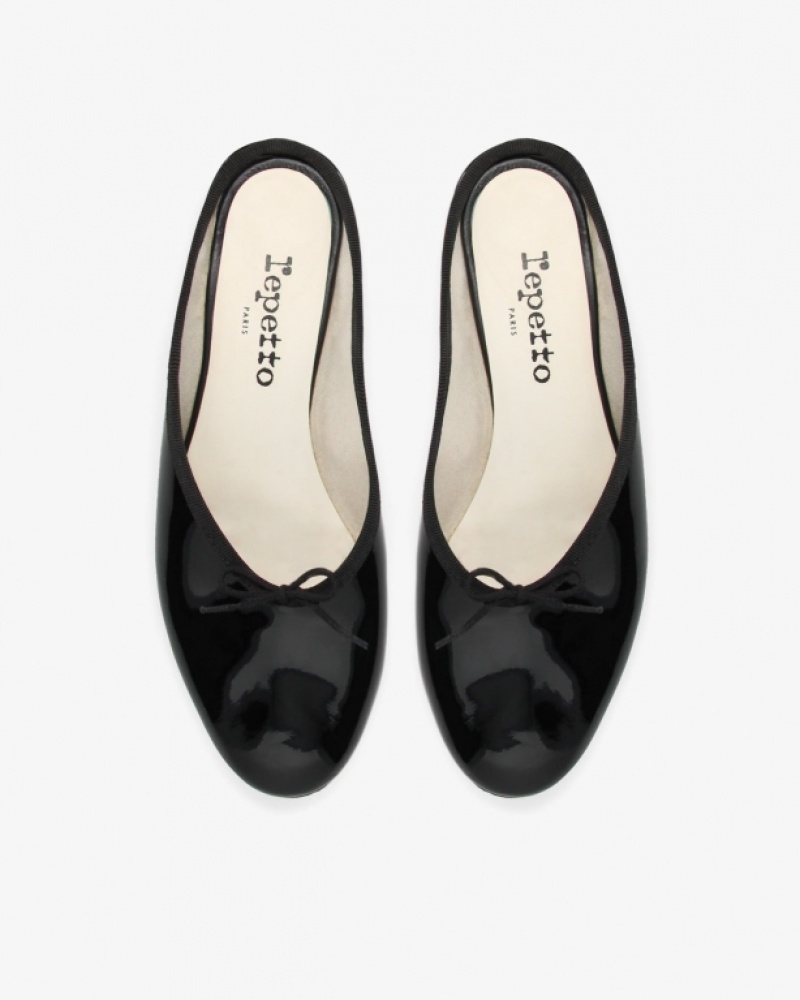 Black Repetto Camille Women's Mules | 74028MGEA