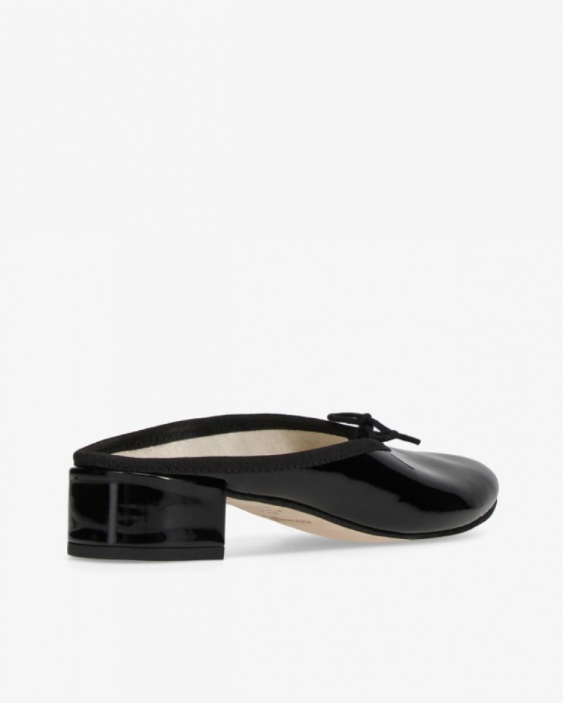 Black Repetto Camille Women's Mules | 81725BAQO