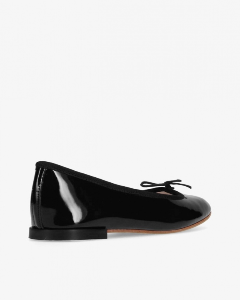 Black Repetto Cendrillon Vegan Women's Ballerina | 41928MQGK