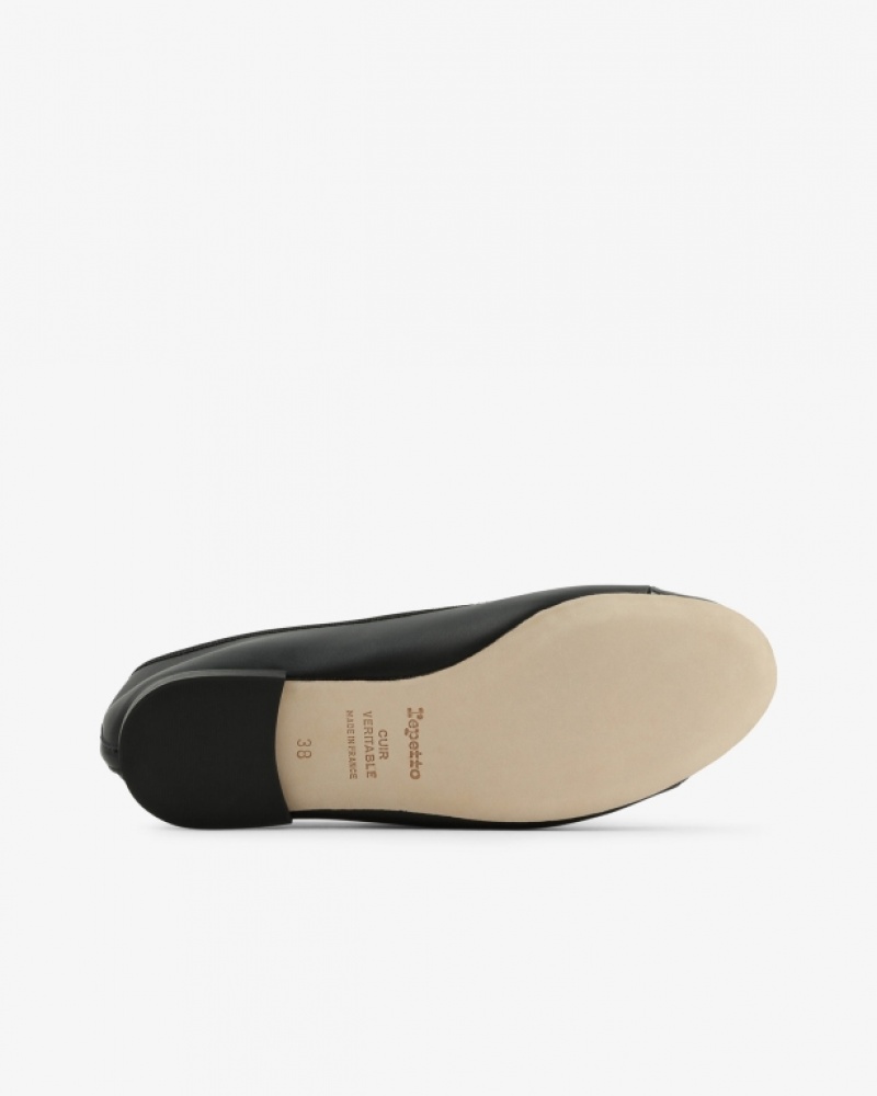 Black Repetto Flora Women's Ballerina | 74210SJOU