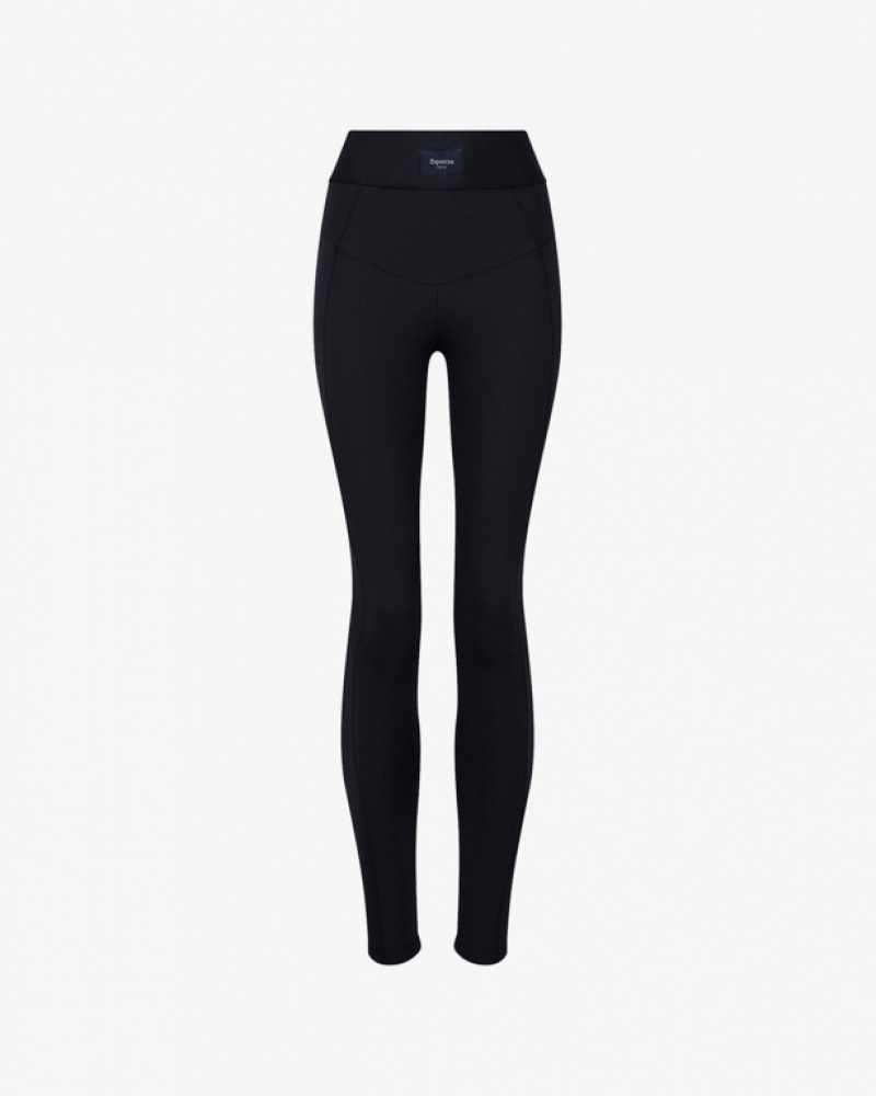 Black Repetto Intense Women\'s Leggings | 93568QOCU