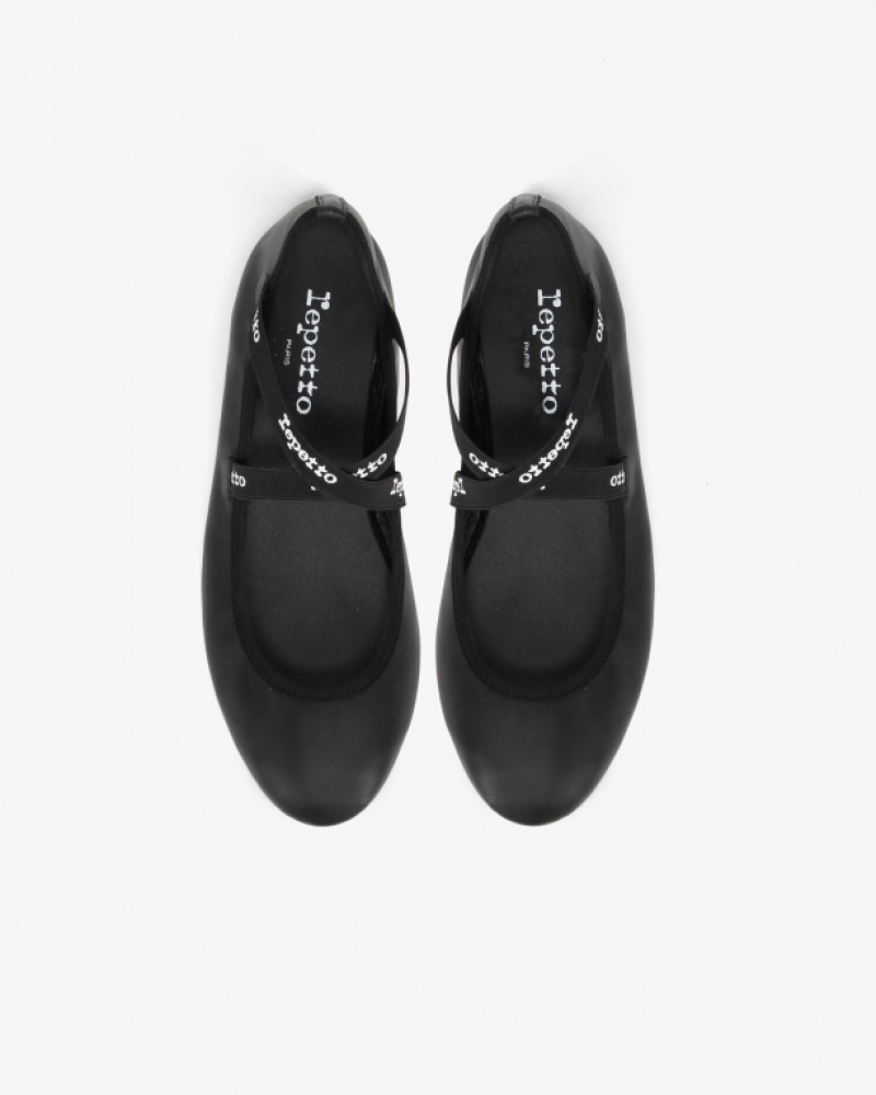 Black Repetto Joana Women's Mary Janes | 52786TKIW