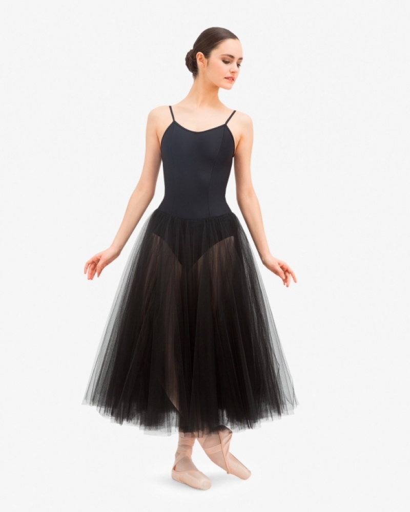 Black Repetto Long tutu Women's Skirts | 31968XUVP