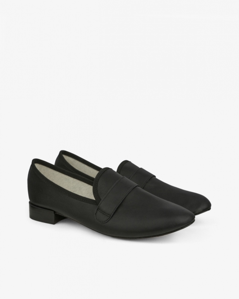 Black Repetto Michael Women's Loafers | 35786ANKR