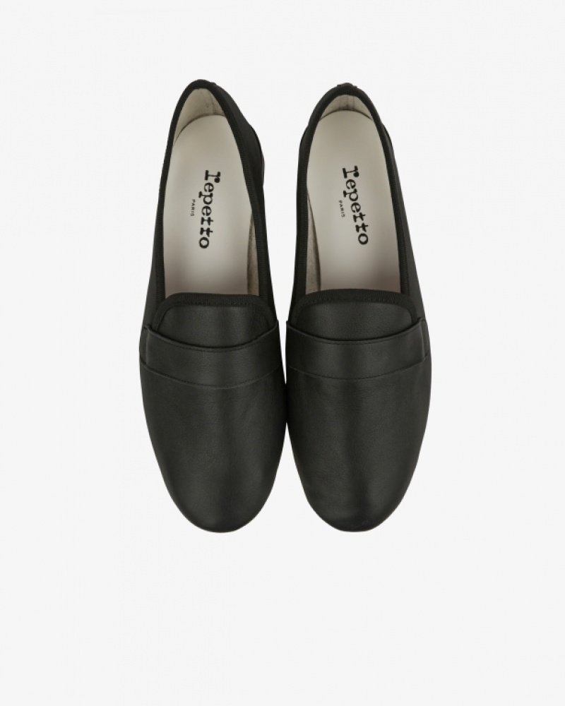 Black Repetto Michael Women's Loafers | 35786ANKR