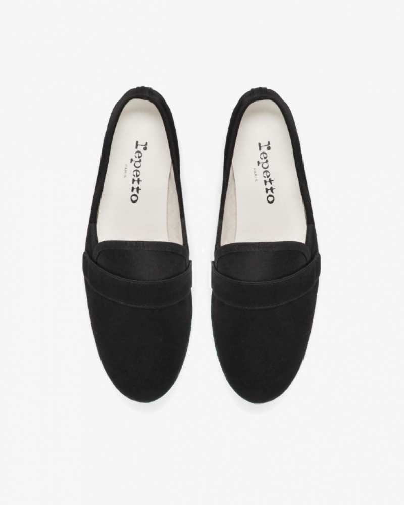 Black Repetto Michael Women's Loafers | 78025IQHT