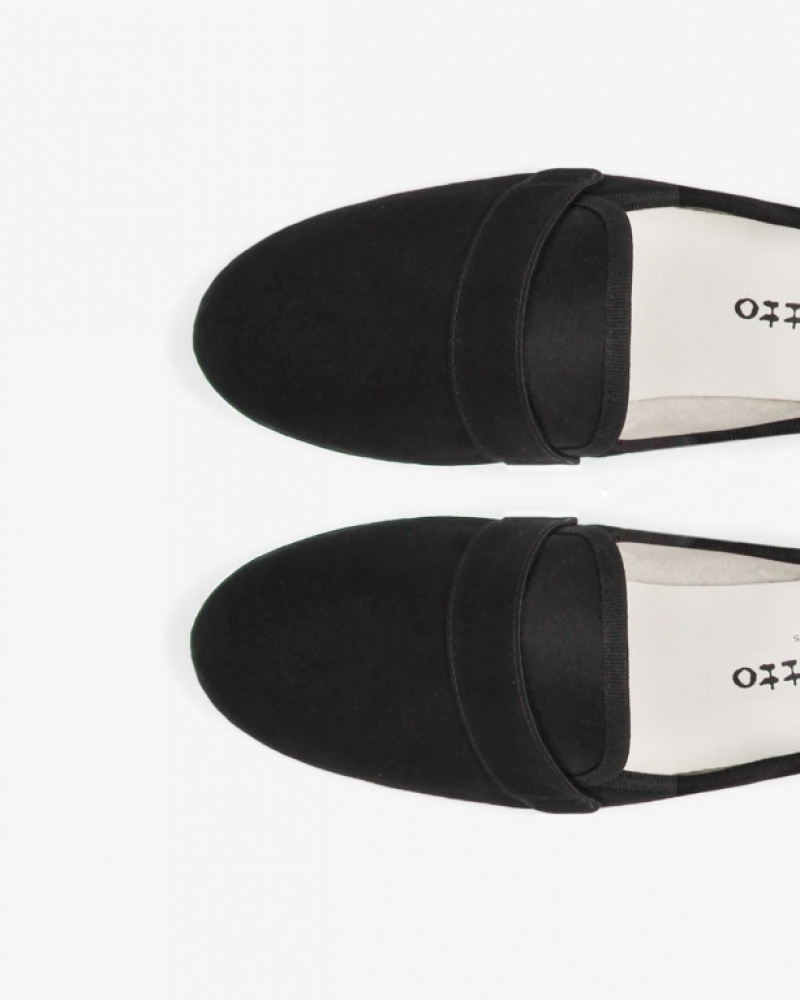 Black Repetto Michael Women's Loafers | 78025IQHT