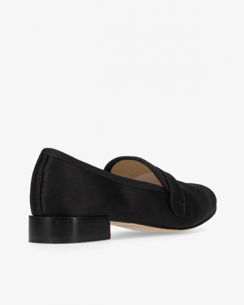 Black Repetto Michael Women's Loafers | 78025IQHT