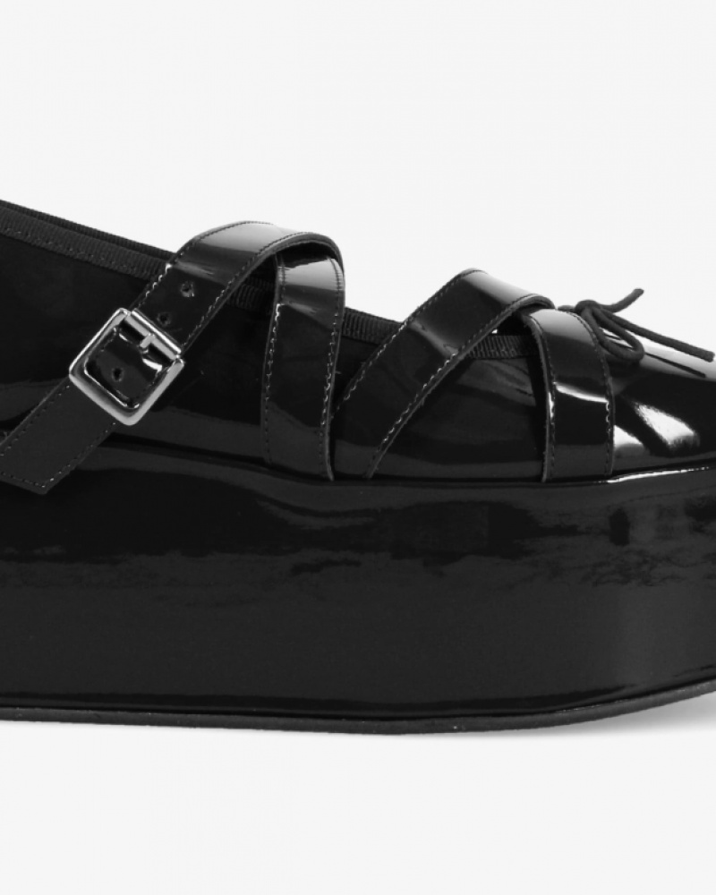 Black Repetto NOIR KEI NINOMIYA Platform Women's Mary Janes | 24136TGNL