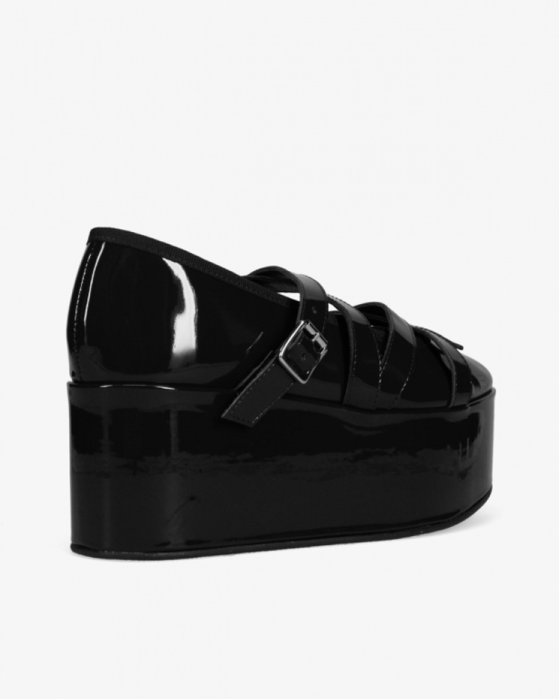 Black Repetto NOIR KEI NINOMIYA Platform Women's Mary Janes | 24136TGNL