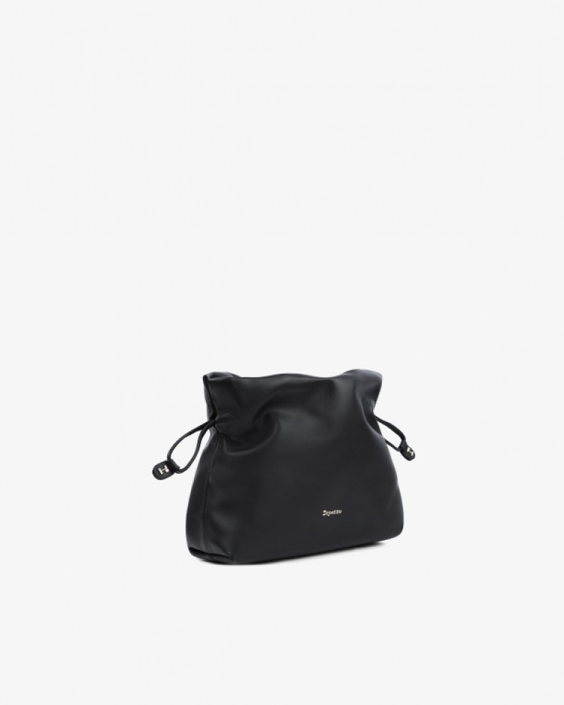 Black Repetto Poids Plume Accessories Leather Bags | 91645QFAW