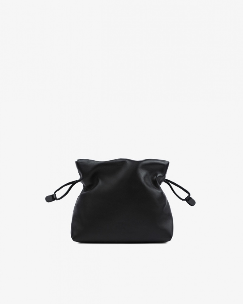 Black Repetto Poids Plume Accessories Leather Bags | 91645QFAW