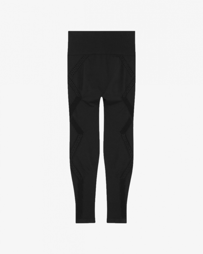 Black Repetto Seamless Women's Leggings | 49803JIXP