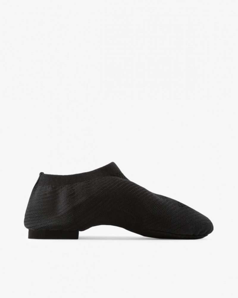 Black Repetto Split sole shoes F.I.T Men's Jazz | 76542FUVO