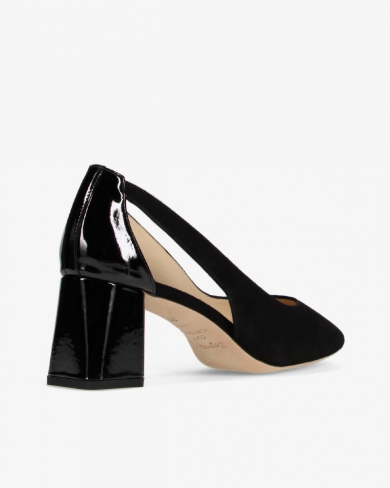 Black Repetto Terry Women's Pumps | 35219UYJO