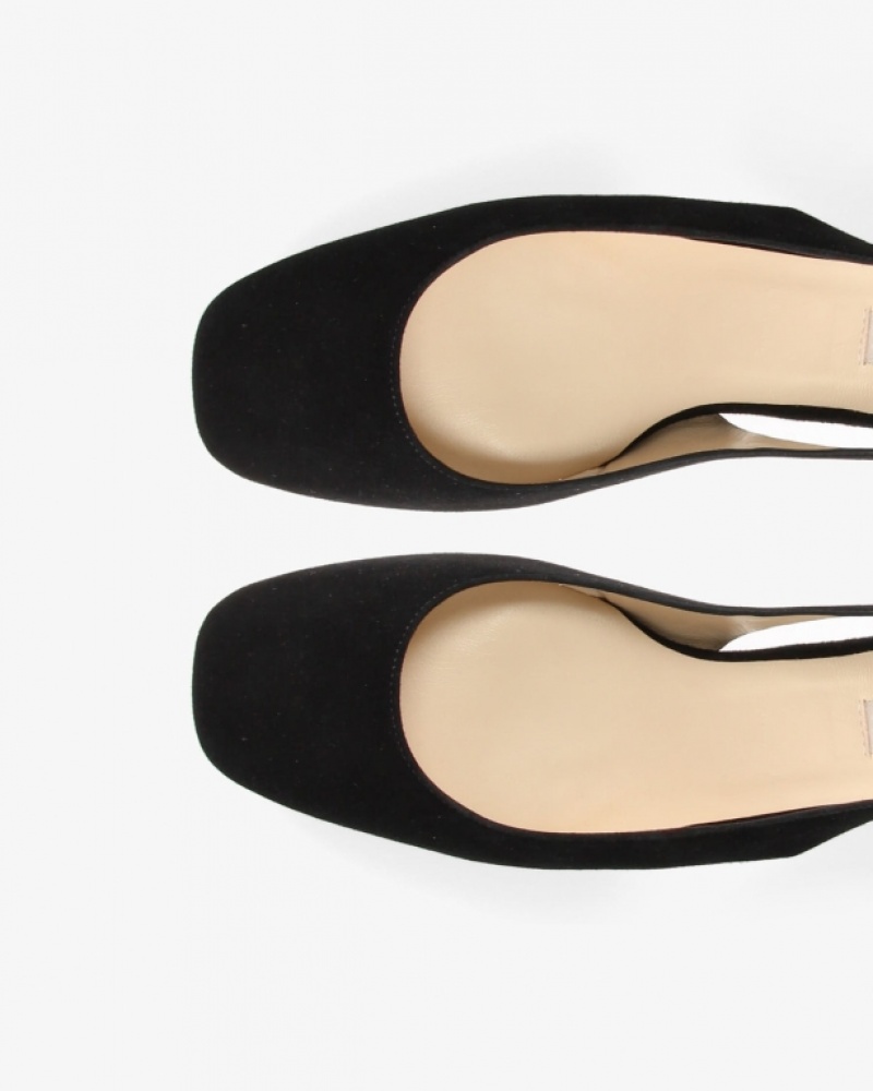 Black Repetto Terry Women's Pumps | 35219UYJO