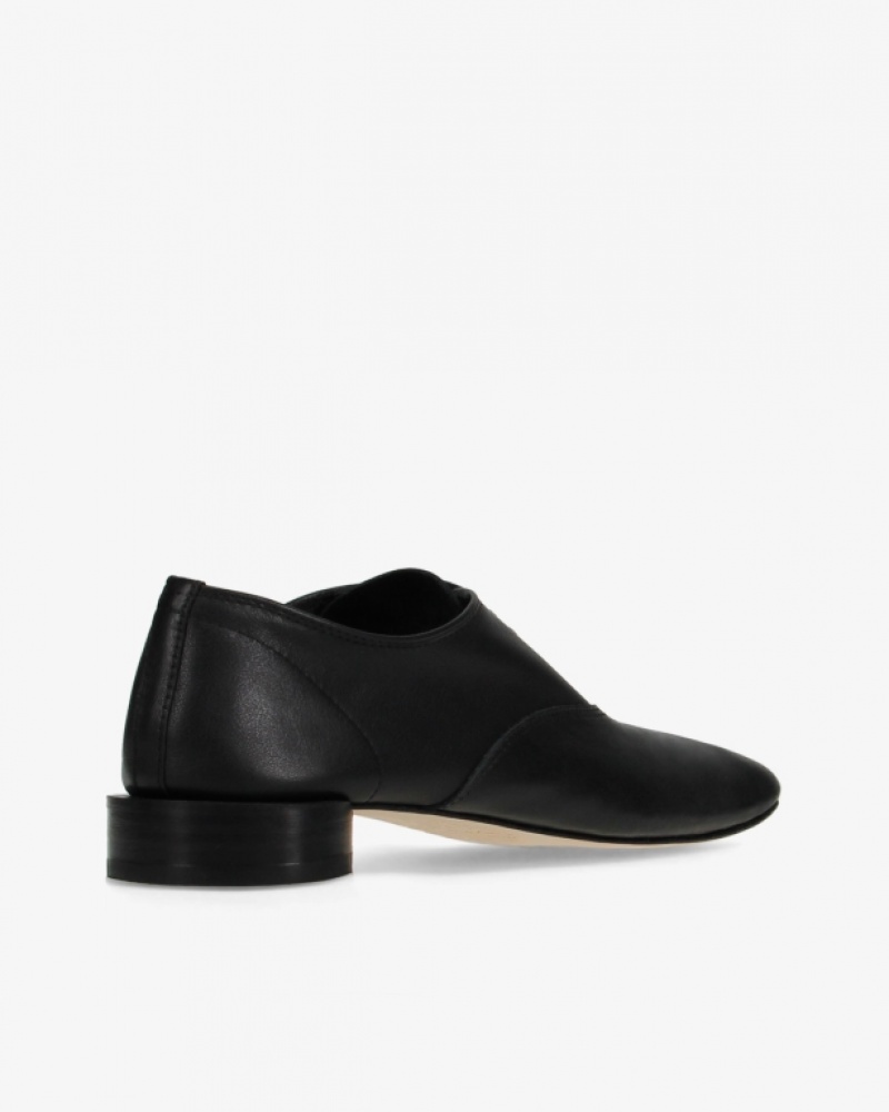 Black Repetto The Zizi Jacquemus Women's Oxford Shoes | 20715RFCE