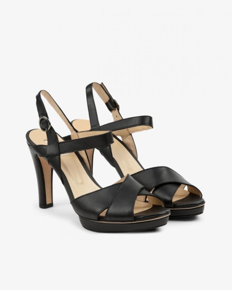 Black Repetto Timy Women's Sandals | 69748QWFO