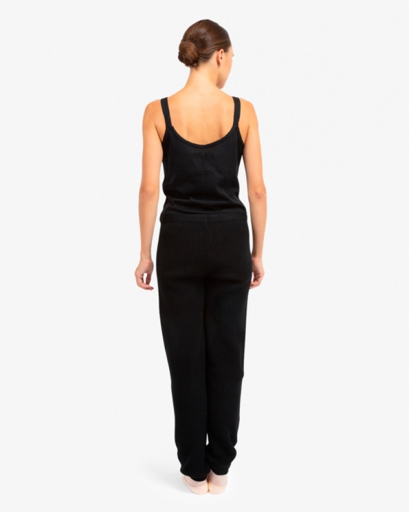 Black Repetto Warm-up Women's Jumpsuit | 61742GCRW