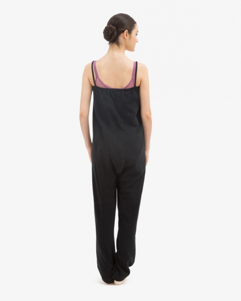 Black Repetto Warm-up Women's Jumpsuit | 93574LNBU