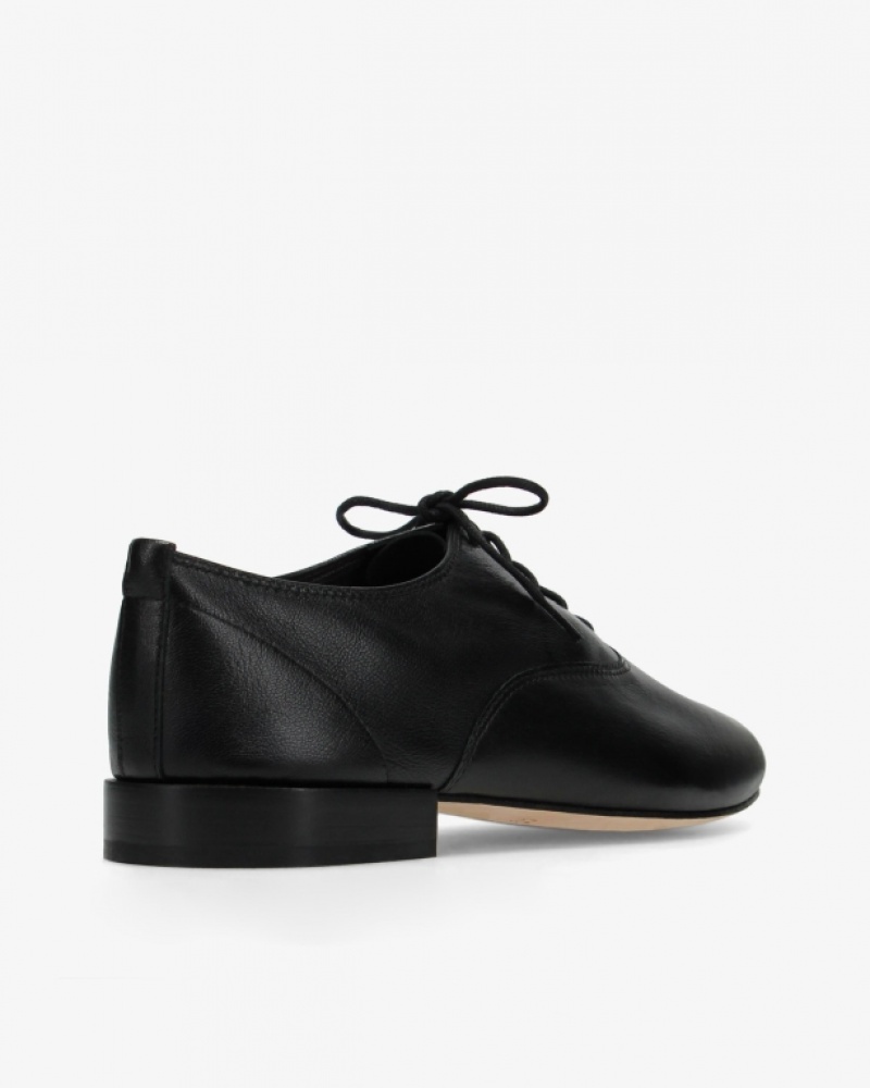 Black Repetto Zizi Men's Oxford Shoes | 12608HSDP