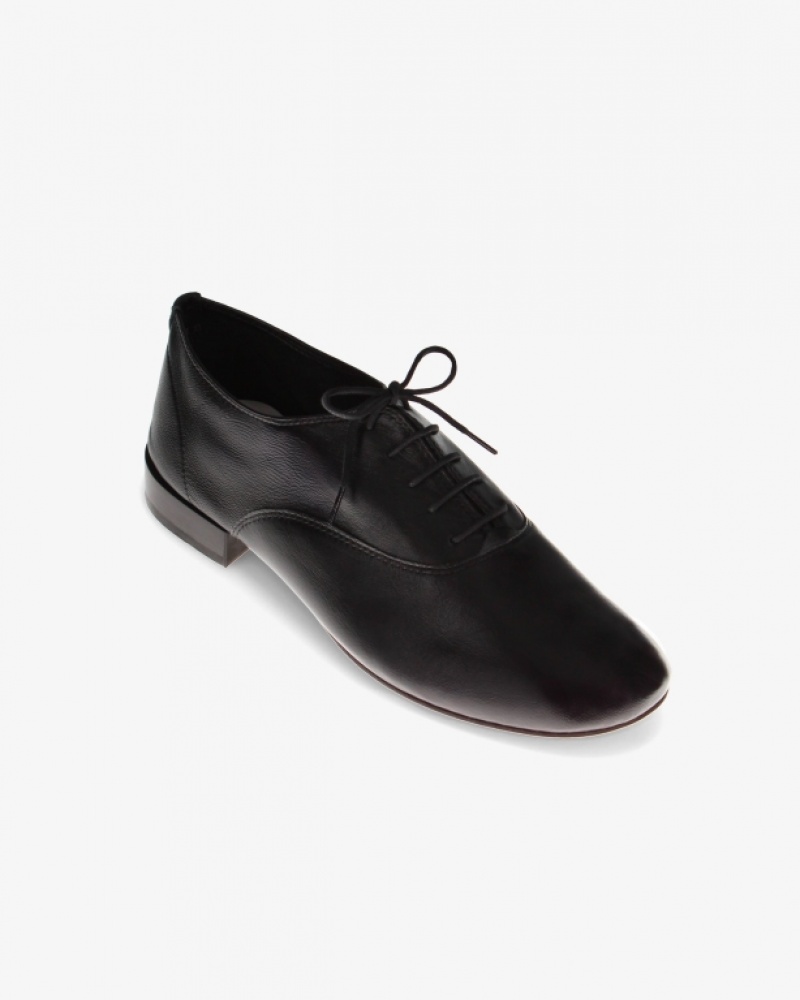 Black Repetto Zizi Men's Oxford Shoes | 12608HSDP