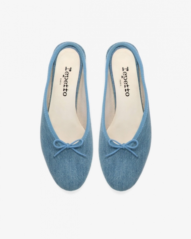 Blue Repetto Camille Women's Mules | 50698LMEH