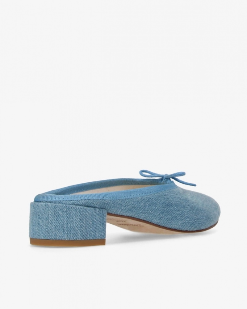 Blue Repetto Camille Women's Mules | 50698LMEH