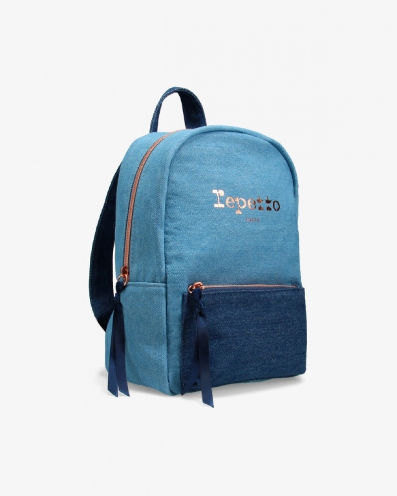 Blue Repetto Clara girls backpack Women's Sports Bag | 42103VKBO