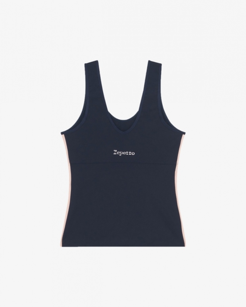 Blue Repetto Expression tank Women's Tops | 57416DSMR