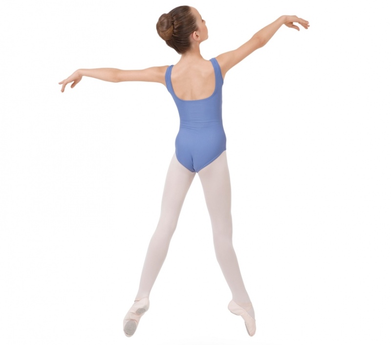 Blue Repetto Large straps Kids' Leotards | 67521WDBN