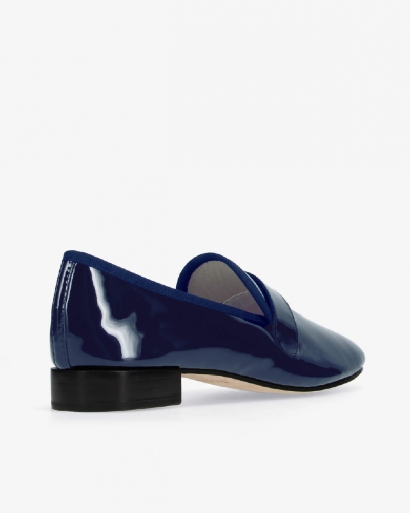 Blue Repetto Michael Women's Loafers | 19358VUFX