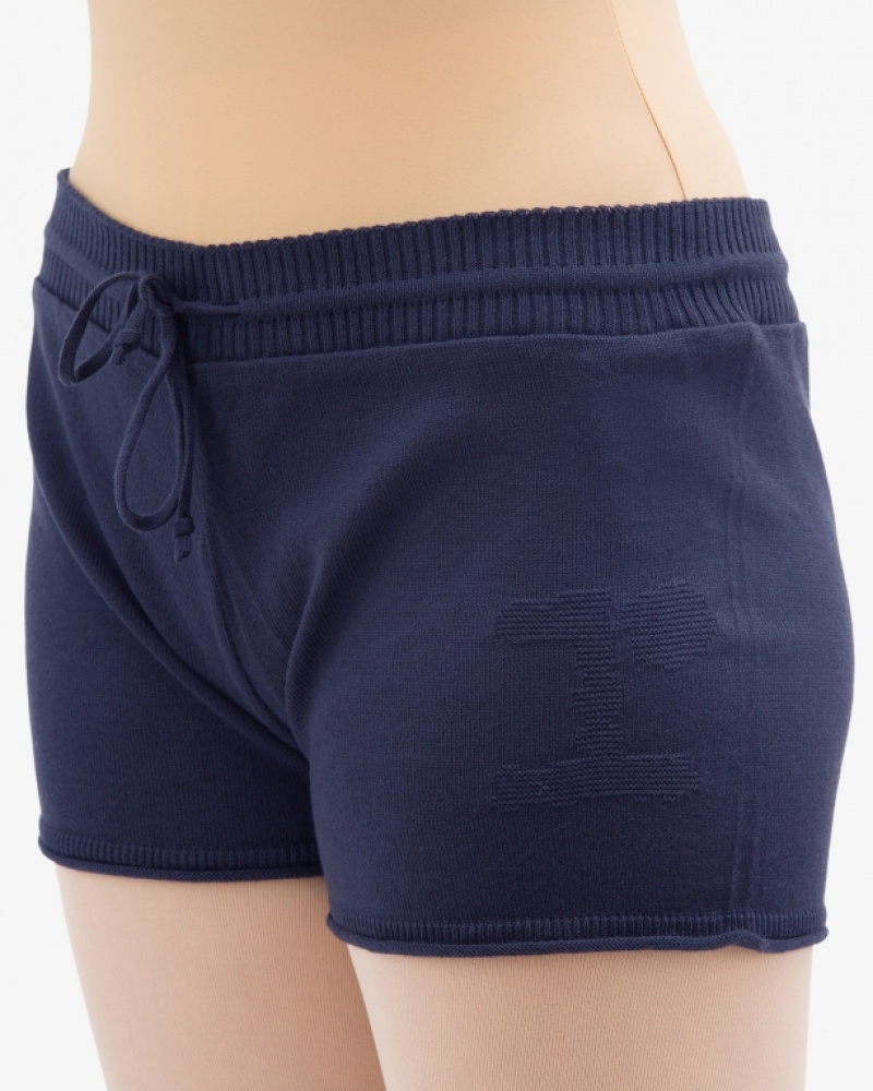 Blue Repetto Warm-up Women\'s Shorts | 50714HSDF