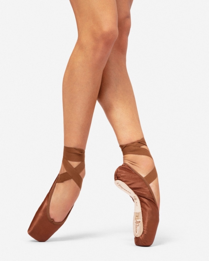 Brown Repetto Alicia Women's Pointes Shoes | 87253TIBD