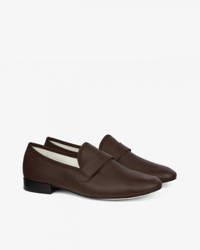 Brown Repetto Michael Men's Loafers | 32167DXWP