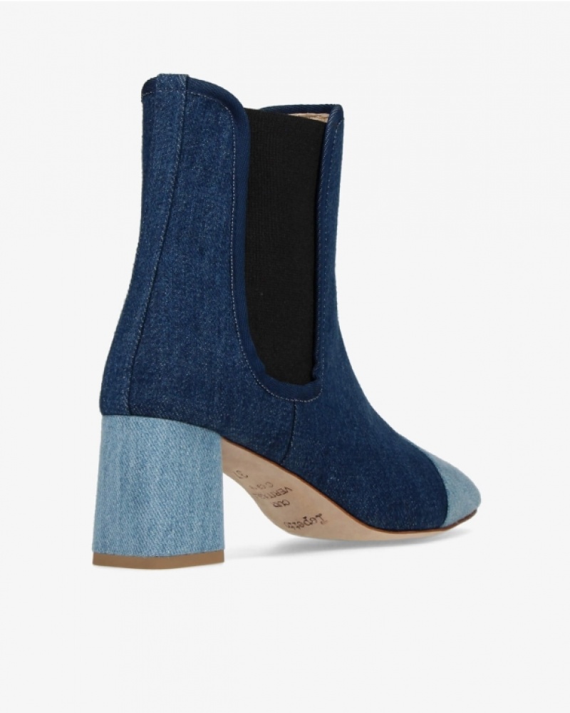 Dark Blue Repetto Melissa Women's Ankle Boots | 81693YIVB