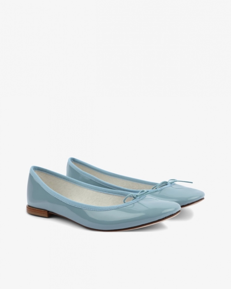 Light Blue Repetto Cendrillon Women's Ballerina | 51089SNDF