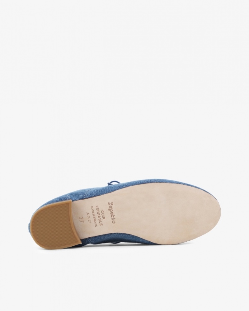 Light Blue Repetto Zizi Women's Oxford Shoes | 12573FNPU