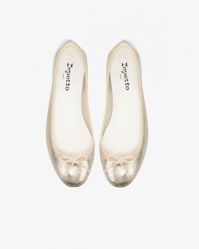 Light Gold Repetto Camille Women's Ballerina | 48023OSQG