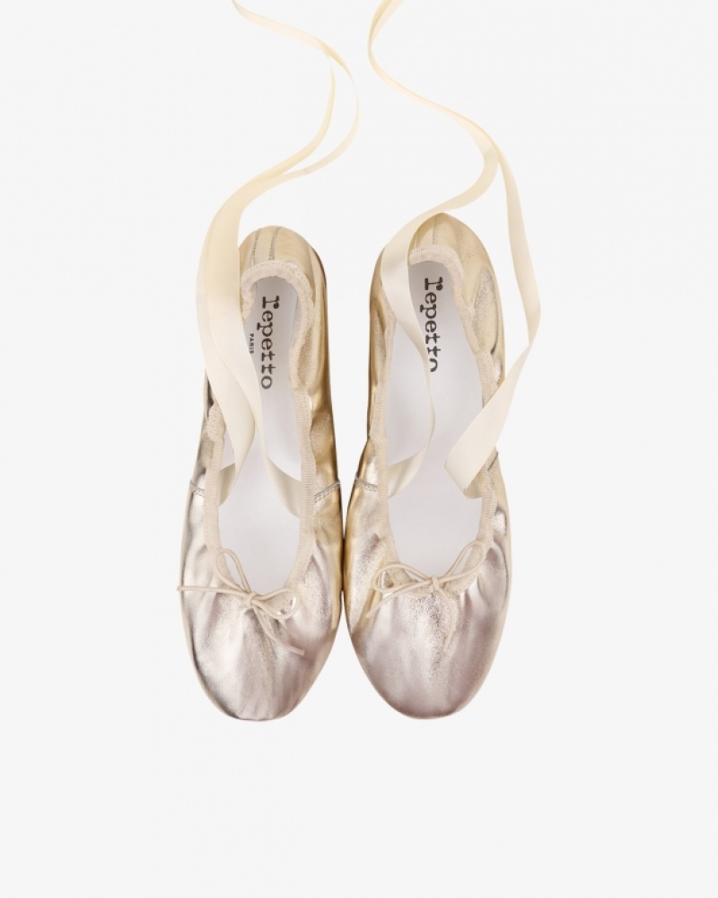 Light Gold Repetto Sophia Women's Ballerina | 56310CHNW