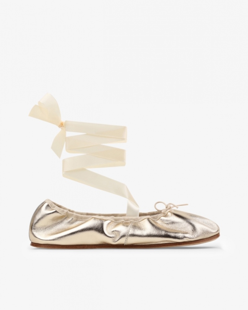 Light Gold Repetto Sophia Women\'s Ballerina | 56310CHNW