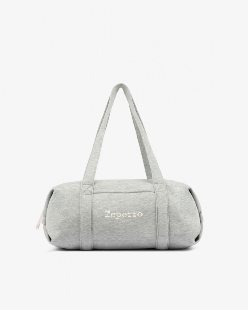 Light Grey Repetto Jersey duffle Size M Women\'s Sports Bag | 78916DVCI