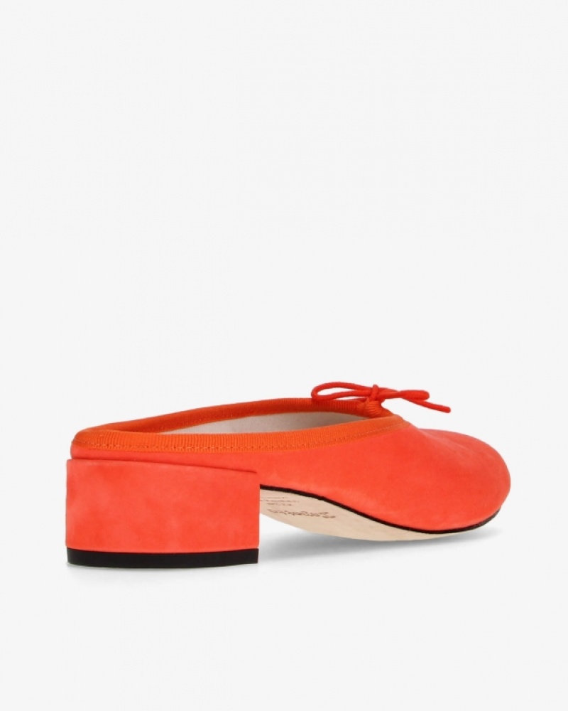 Orange Repetto Camille Women's Mules | 25796ZAQC