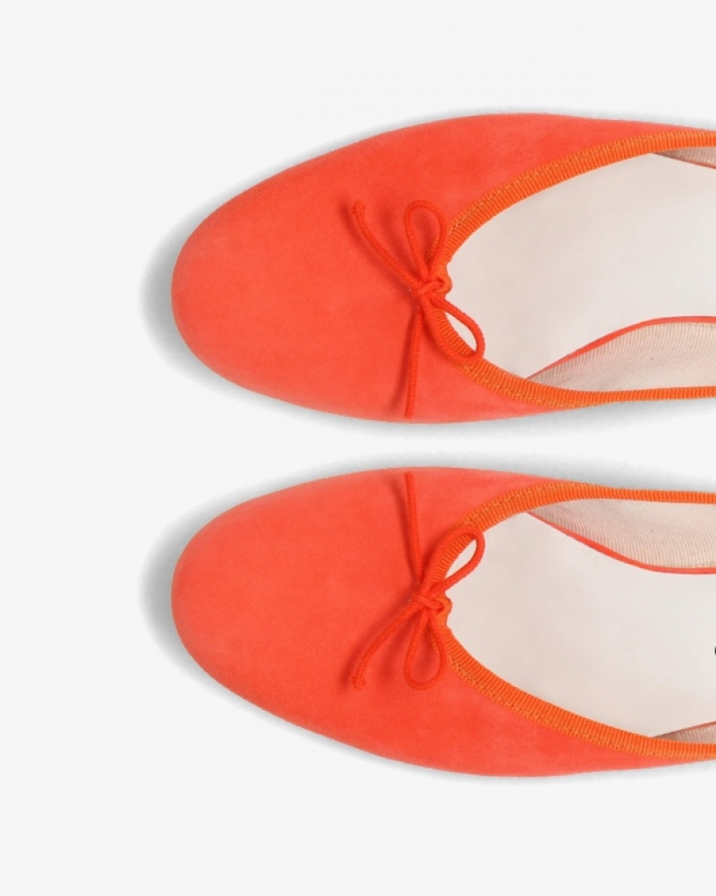 Orange Repetto Camille Women's Mules | 25796ZAQC