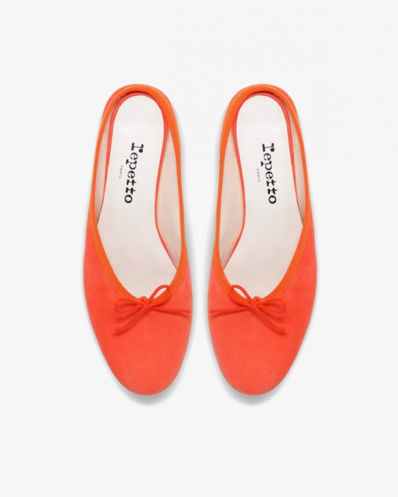 Orange Repetto Camille Women's Mules | 25796ZAQC