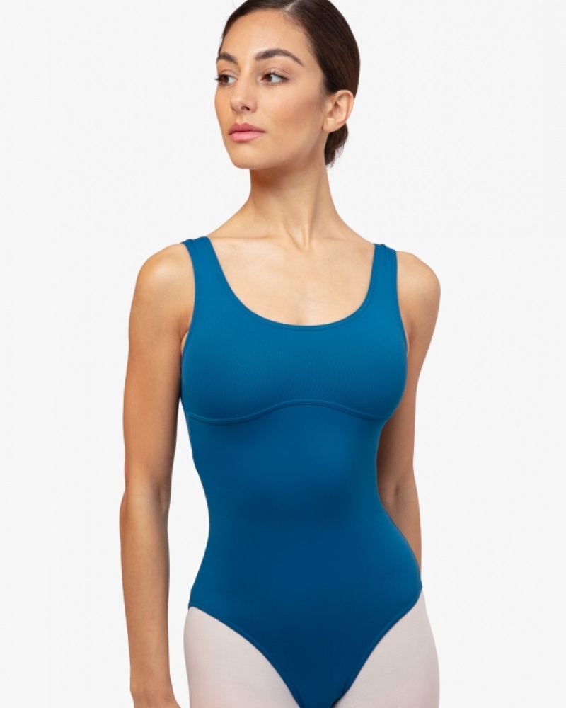 Peacock Green Repetto Large straps Women's Leotards | 13957SJZE