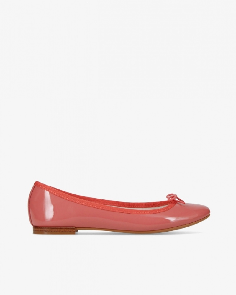 Pink Repetto Cendrillon sole rubber Women's Ballerina | 35240WEOT