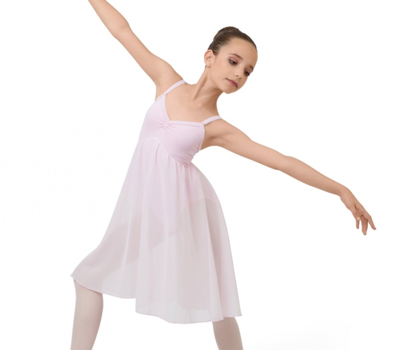 Pink Repetto Corsaire dress Kids\' Leotards | 62095PYIE